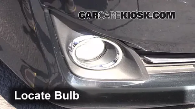 2012 Toyota Camry LE 2.5L 4 Cyl. Luces Luz de niebla (reemplazar foco)